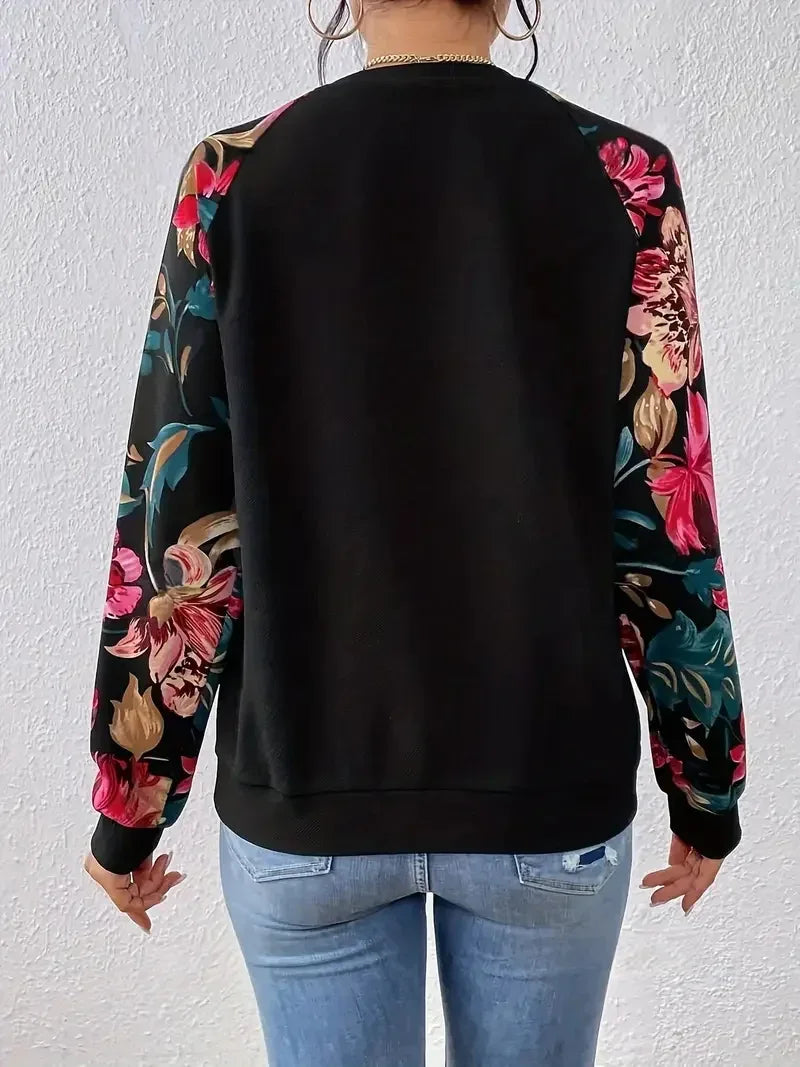 Ladies' Long-sleeved Flower-shaped Top - Gizmo Galaxy