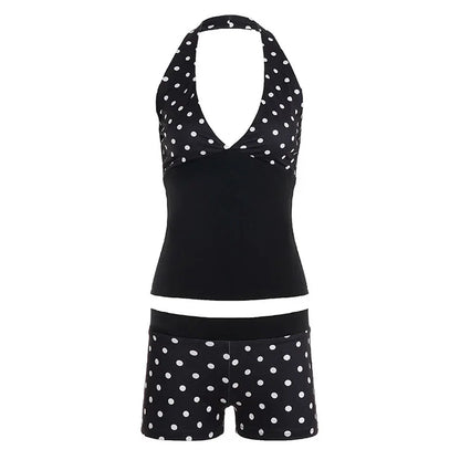 Deep V-neck Halter Vest, Sexy Low-rise Hip-hugging Hot Pants For Women - Gizmo Galaxy