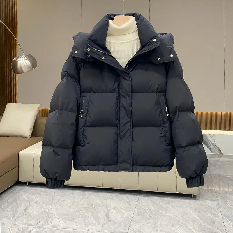 Fashionable Cotton Coat Women's Casual Jacket - Gizmo Galaxy