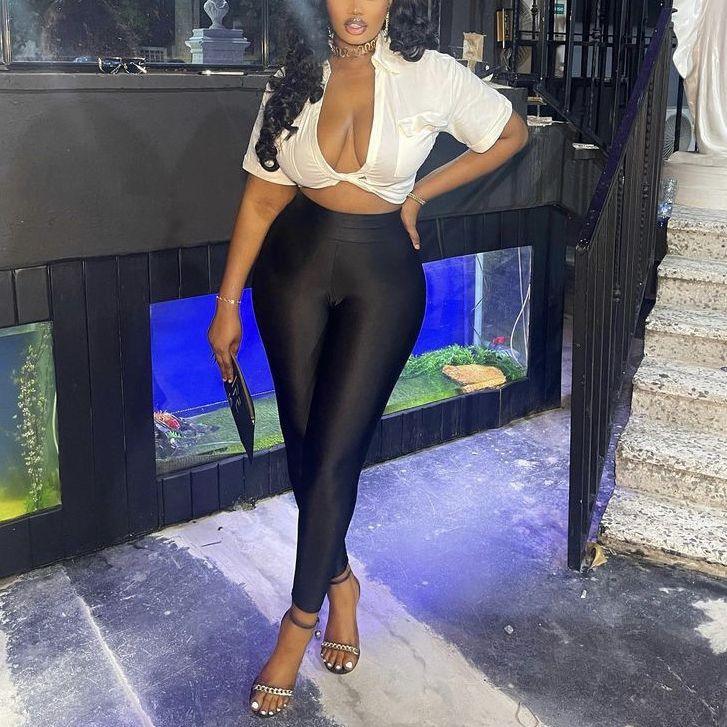 High-waisted Fitness Casual Leggings For Women - Gizmo Galaxy