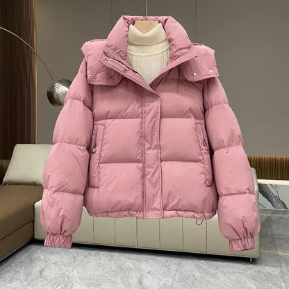 Fashionable Cotton Coat Women's Casual Jacket - Gizmo Galaxy