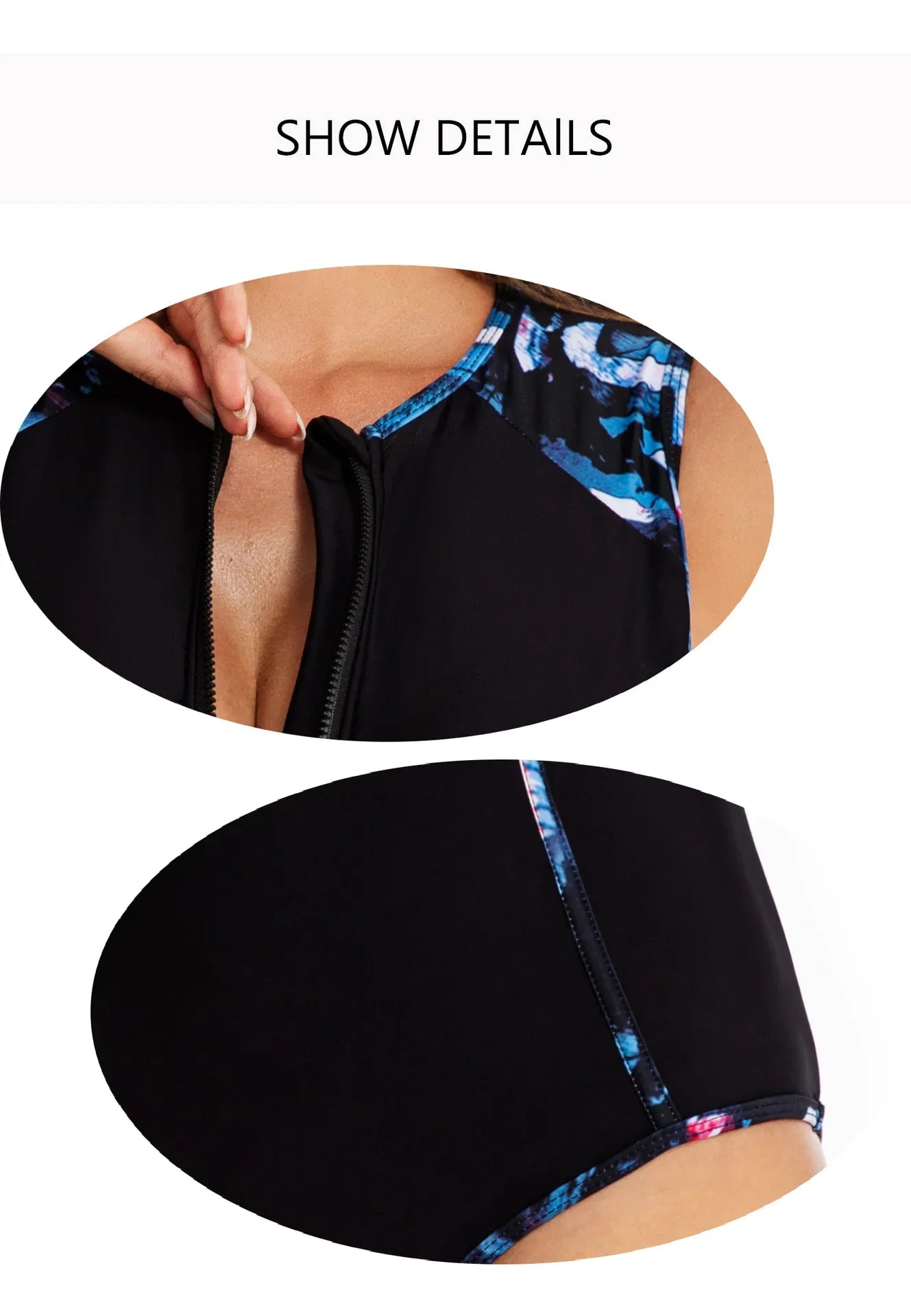 Women's One-piece Sleeveless Vest Surfing Swimsuit - Gizmo Galaxy