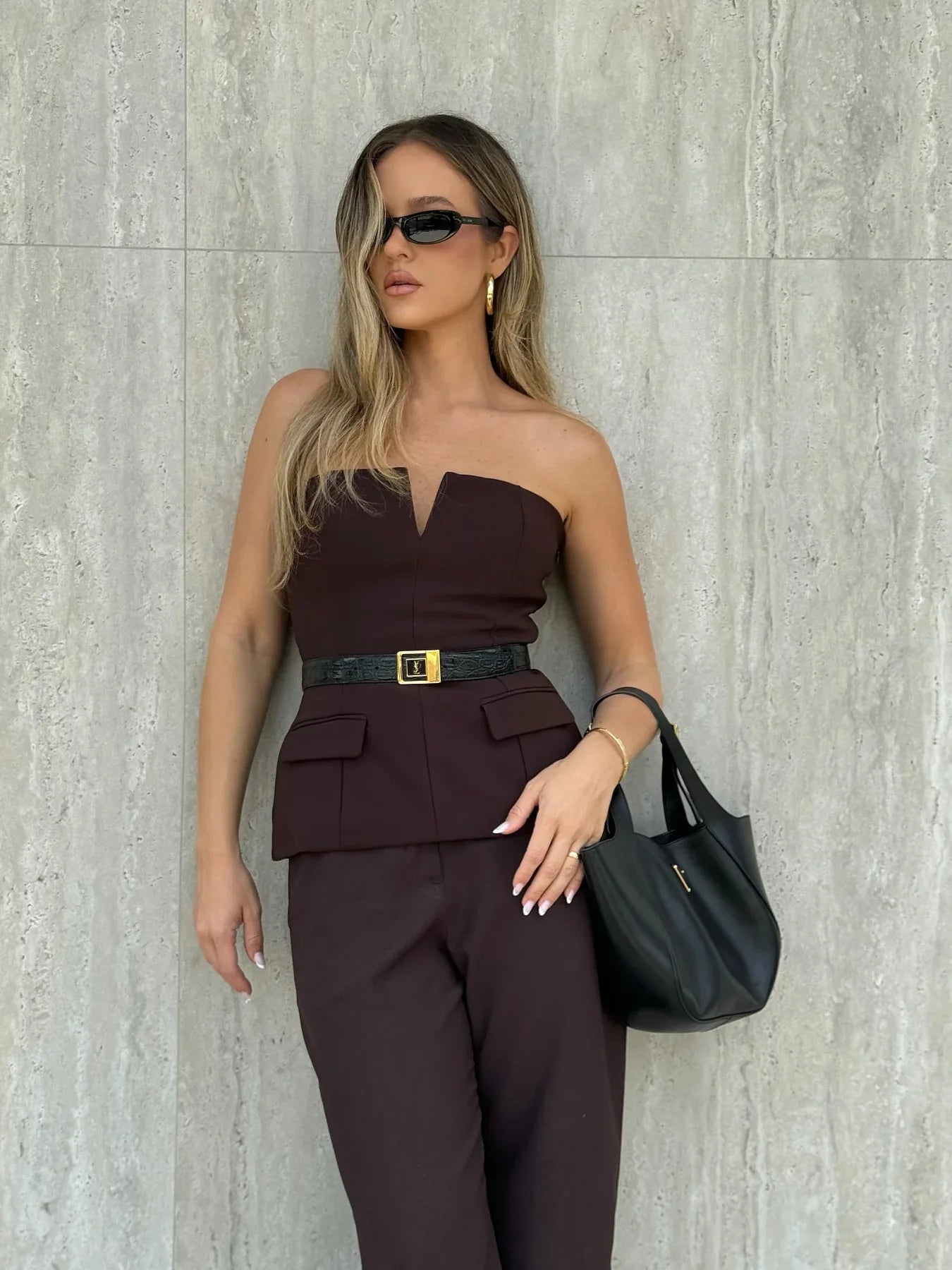 Solid Color Strapless Short Tube Top - Gizmo Galaxy