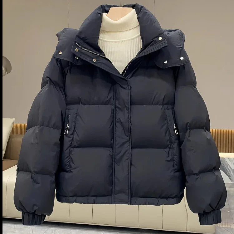 Fashionable Cotton Coat Women's Casual Jacket - Gizmo Galaxy