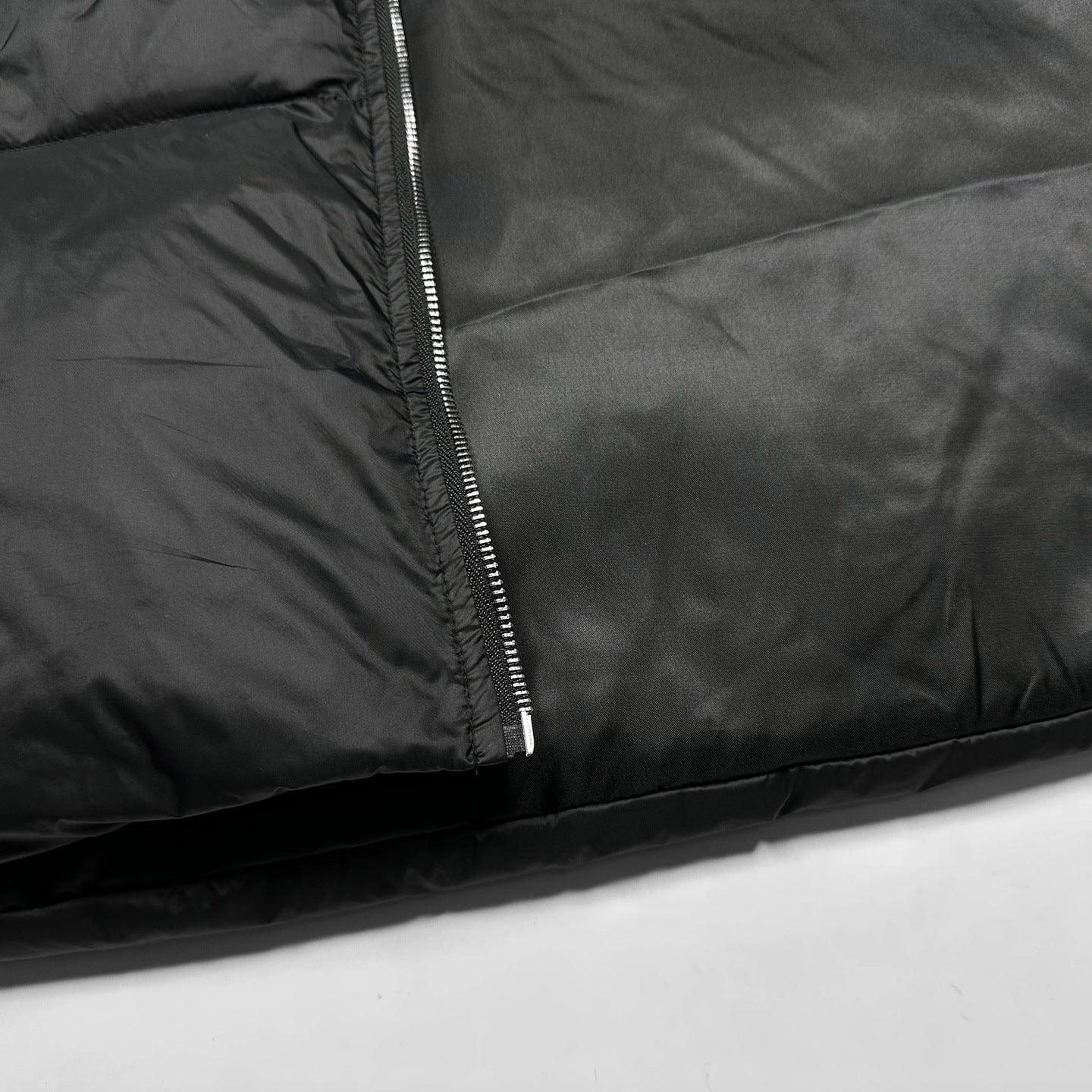 American Retro Simple Short Wide Heavy Industry Cotton Coat Jacket - Gizmo Galaxy