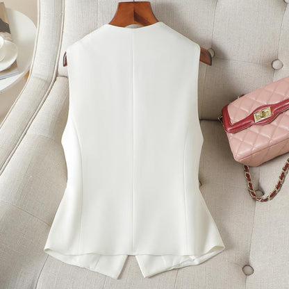 Fashion Design Sense Wild Vest Slimming Workplace Vest - Gizmo Galaxy