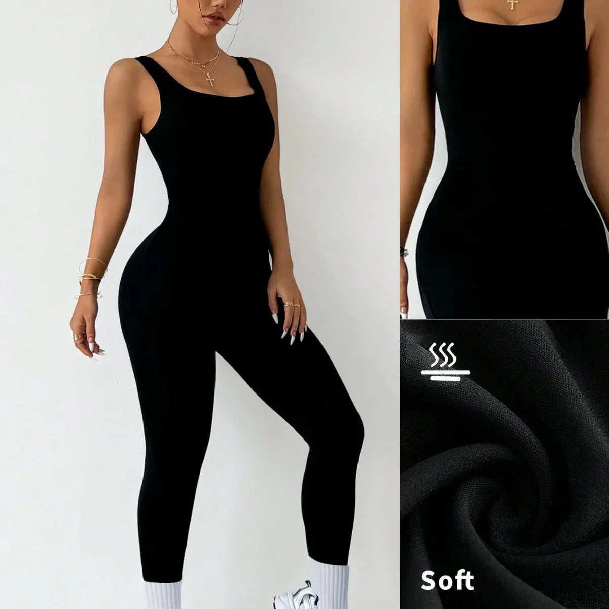 Yoga Tight Jumpsuit One-piece High Elastic Fitness One-piece - Gizmo Galaxy