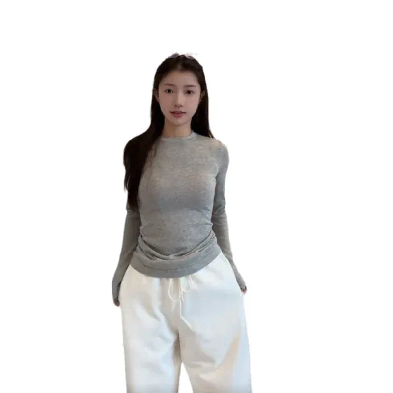Shoulder Modal Stretch Tight Sports Long Sleeve - Gizmo Galaxy