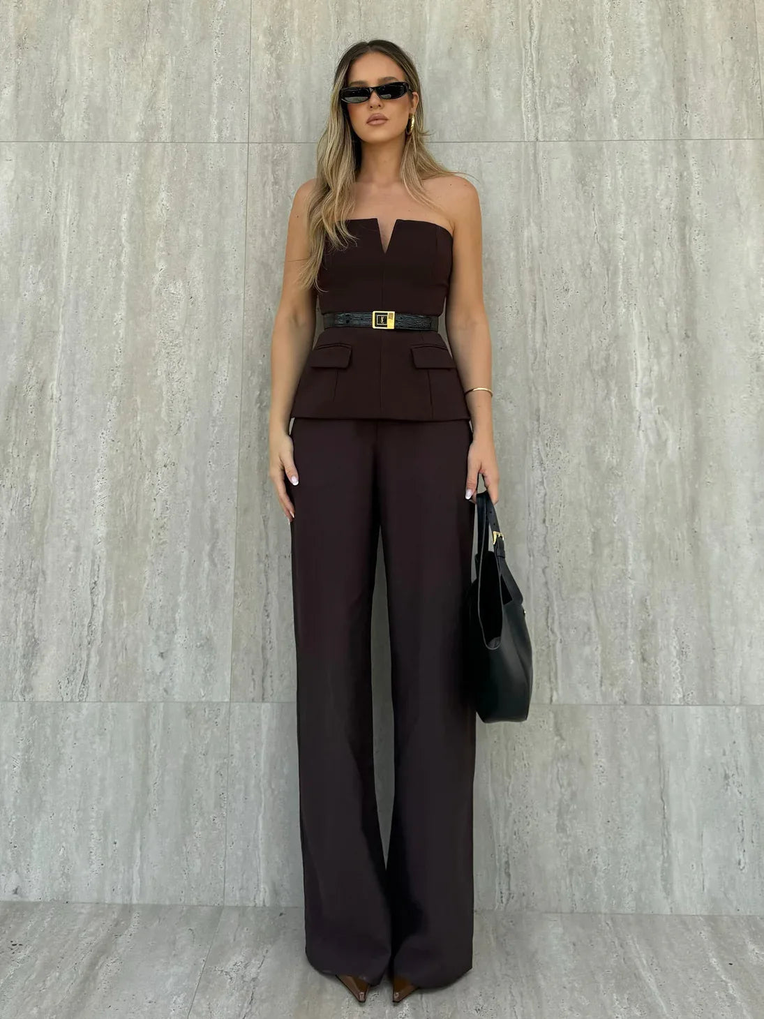 Solid Color Strapless Short Tube Top - Gizmo Galaxy