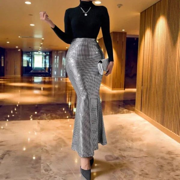 Gentle-style High-waisted Mermaid Skirt - Gizmo Galaxy