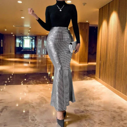 Gentle-style High-waisted Mermaid Skirt - Gizmo Galaxy