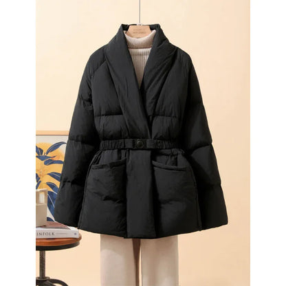 Belt Waist-tight Loose Cool Coat - Gizmo Galaxy