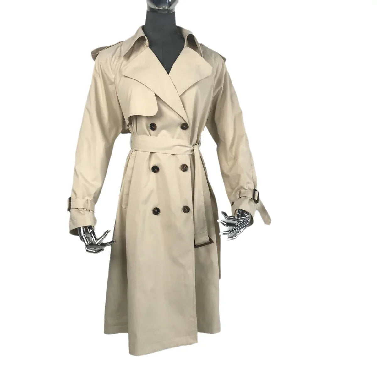 Windbreaker Waterproof Casual Loose Double-breasted - Gizmo Galaxy