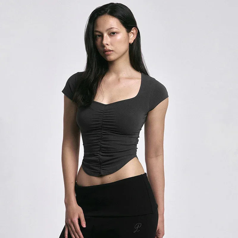 Women's Polyester Short Sleeved T-shirt - Gizmo Galaxy