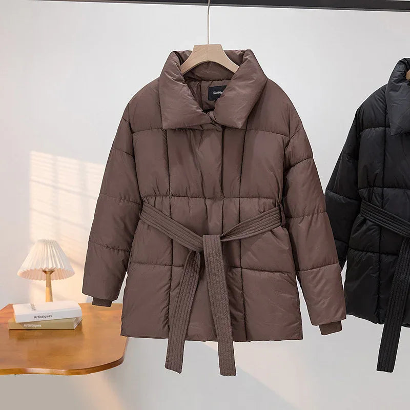 New Fashion Down Jacket Women's Mid-length - Gizmo Galaxy