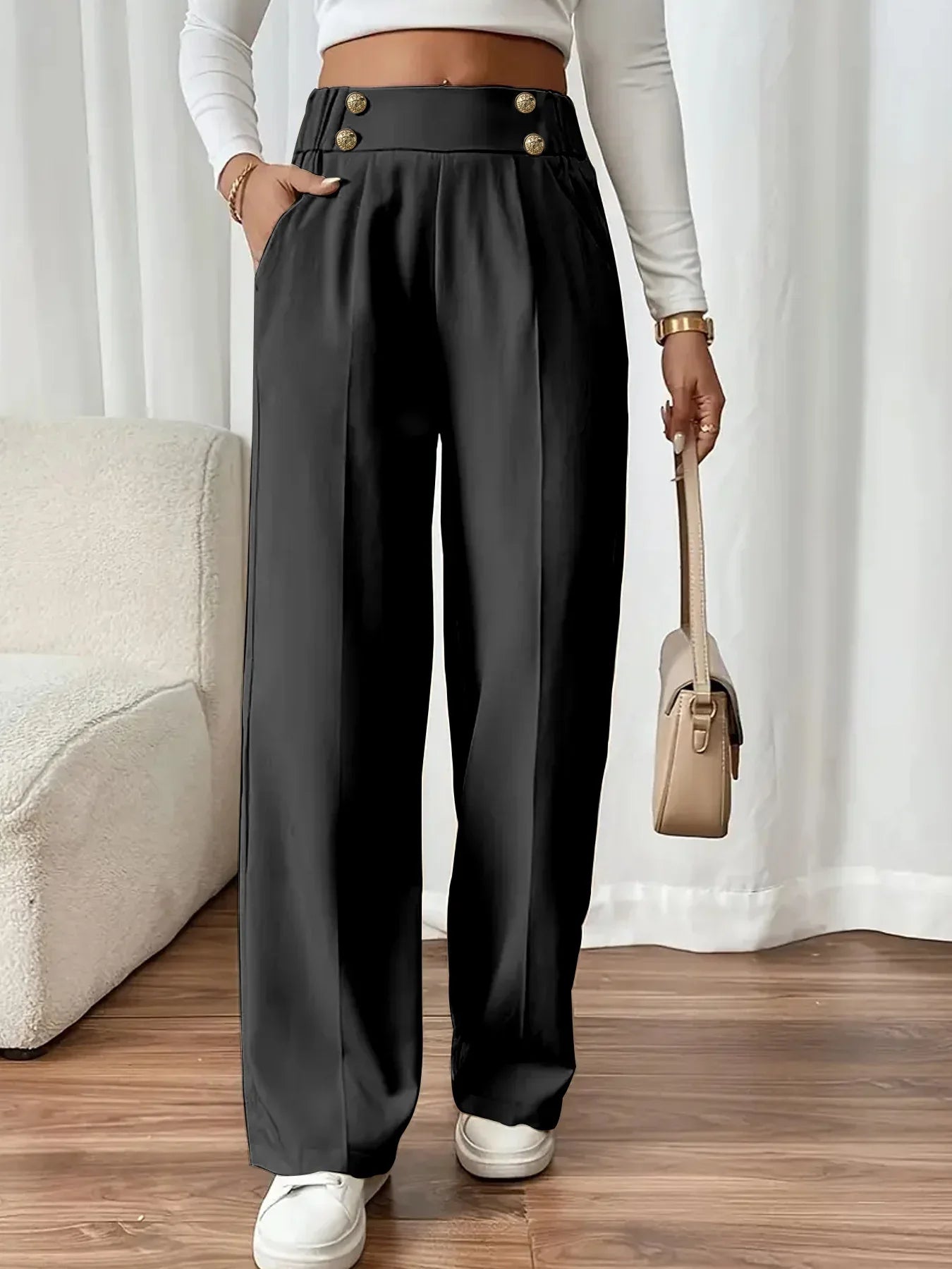 Niche Unique Casual Straight Pants - Gizmo Galaxy