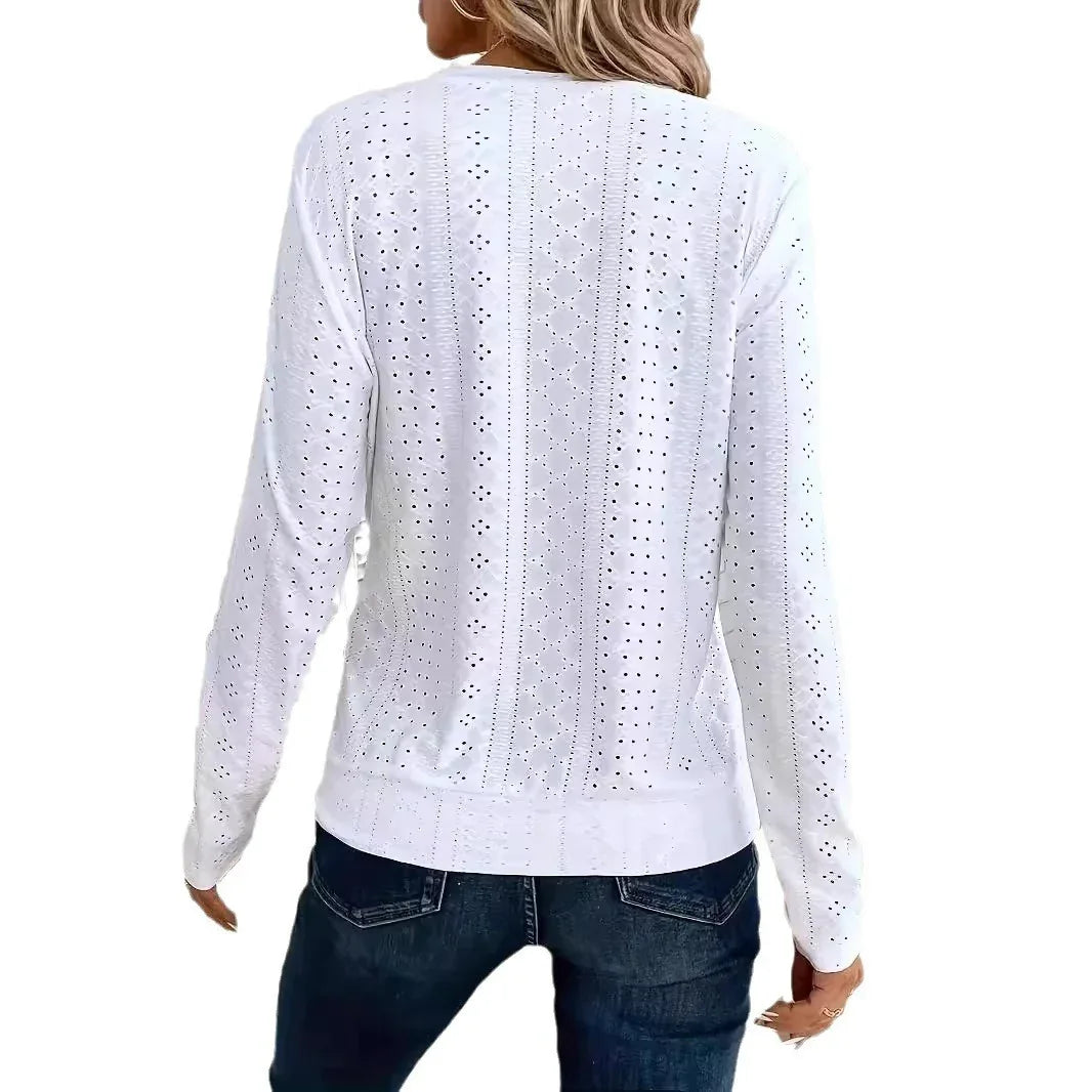 Women's Crew Neck Casual Long Sleeve - Gizmo Galaxy