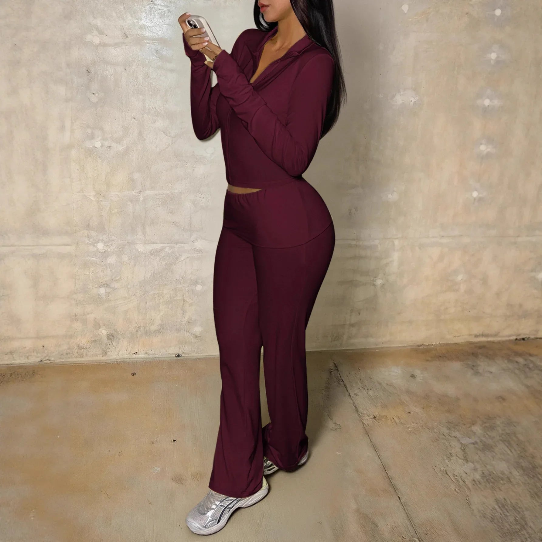Yoga Sports Jacket And Tight-fitting Pants Two-piece Set - Gizmo Galaxy