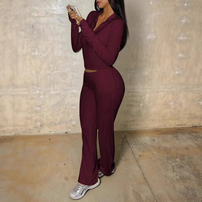 Yoga Sports Jacket And Tight-fitting Pants Two-piece Set - Gizmo Galaxy