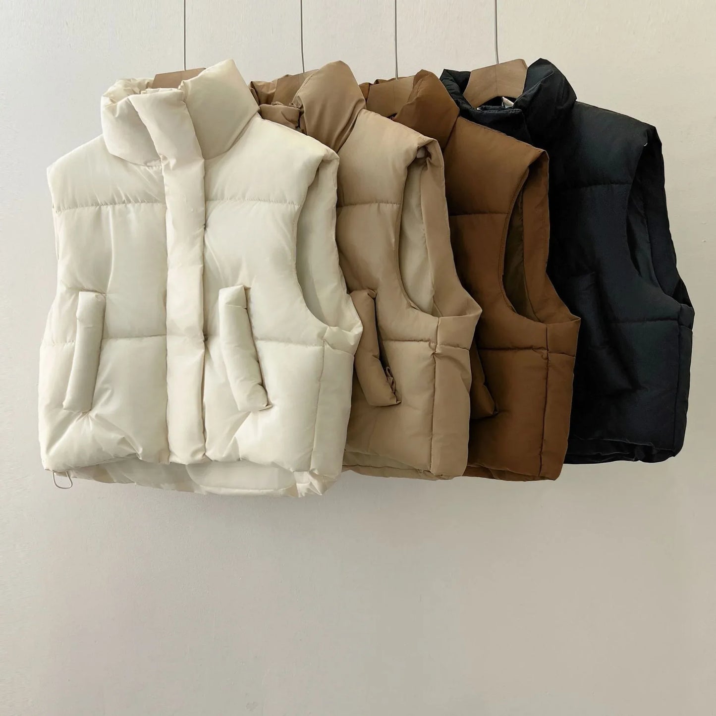Short Autumn And Winter High Waist Women's Cotton Vest - Gizmo Galaxy