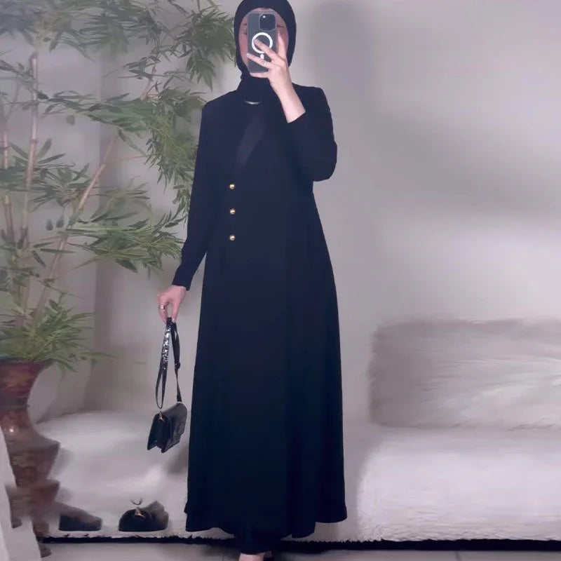 Women's Casual Long Single-breasted Trench Coat - Gizmo Galaxy