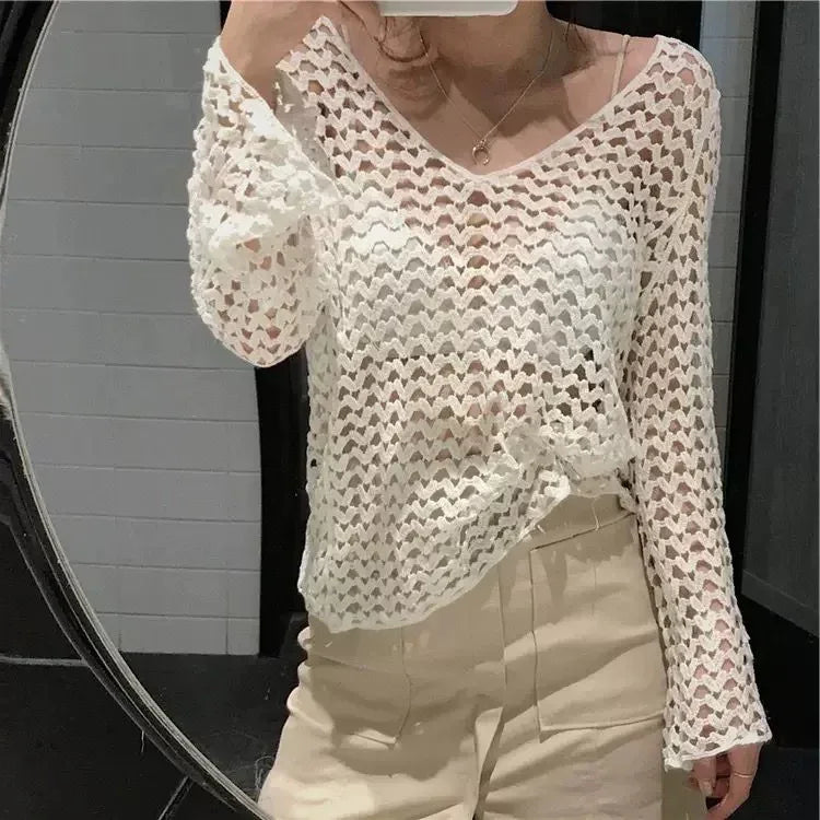 Chic Sweet And Spicy Sexy Sun Protection Sweater - Gizmo Galaxy