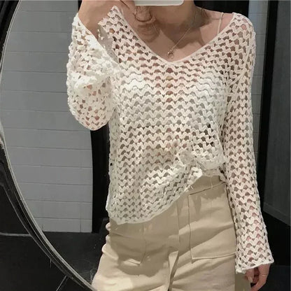 Chic Sweet And Spicy Sexy Sun Protection Sweater - Gizmo Galaxy