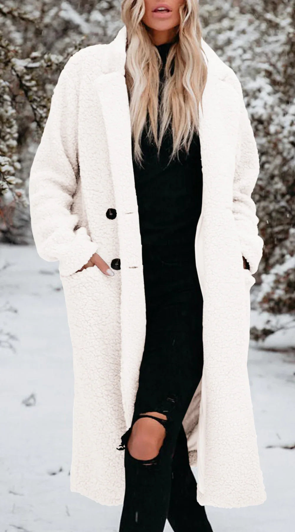 Women's Long-sleeved Lapel Plush Top - Gizmo Galaxy