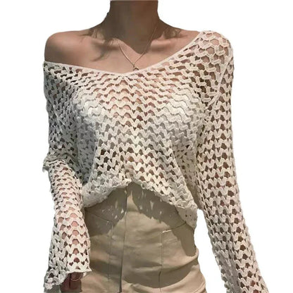 Chic Sweet And Spicy Sexy Sun Protection Sweater - Gizmo Galaxy