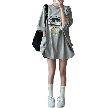 Women's Short-sleeved T-shirt Plus Size T-shirt - Gizmo Galaxy