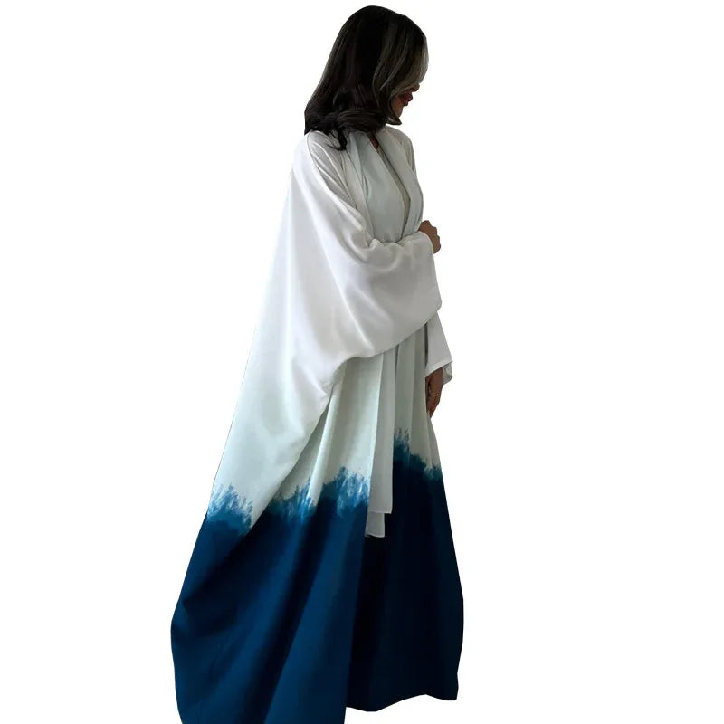 Muslim Clothing Coat Tie-dyed Cloak - Gizmo Galaxy