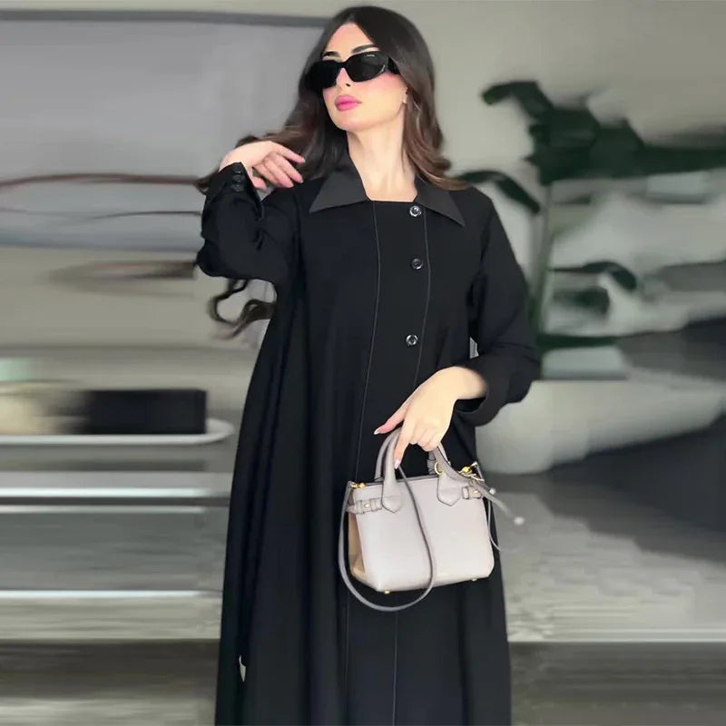 Women's Retro Biker's Mid-length Coat - Gizmo Galaxy