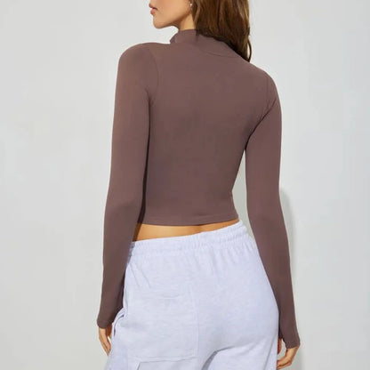 New Sunscreen Stand Collar Zipper Cardigan Sports Long Sleeve Jacket - Gizmo Galaxy