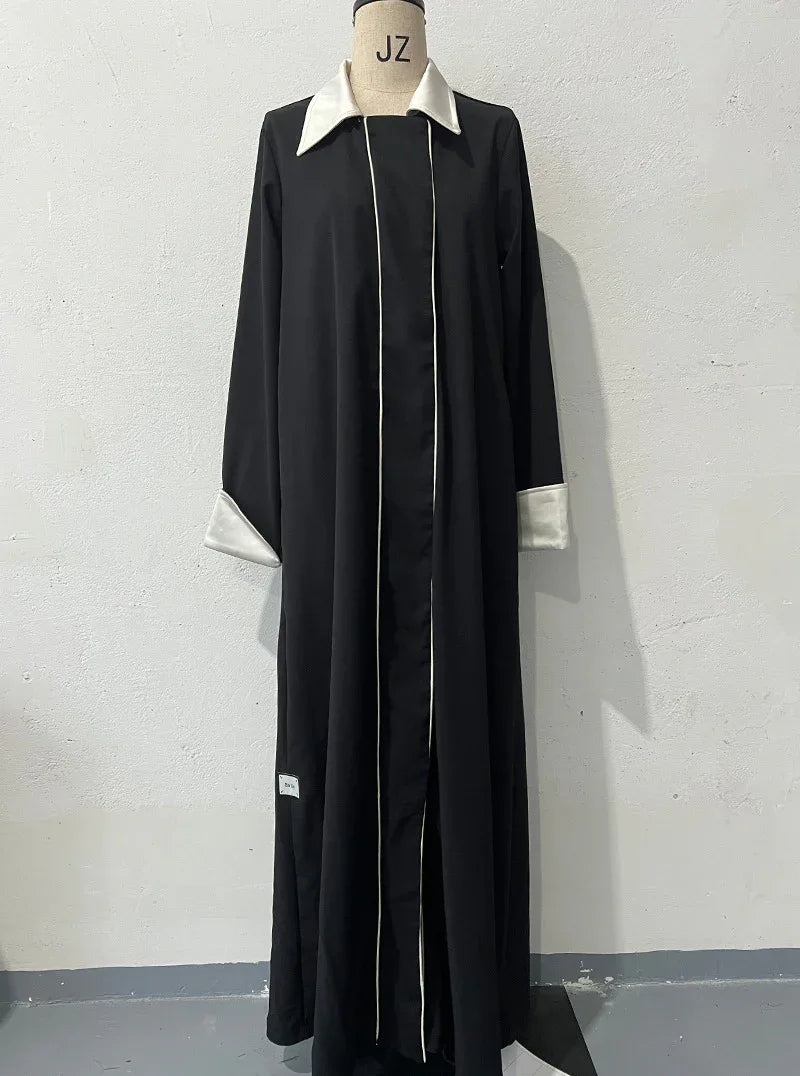 Women's Retro Biker's Mid-length Coat - Gizmo Galaxy