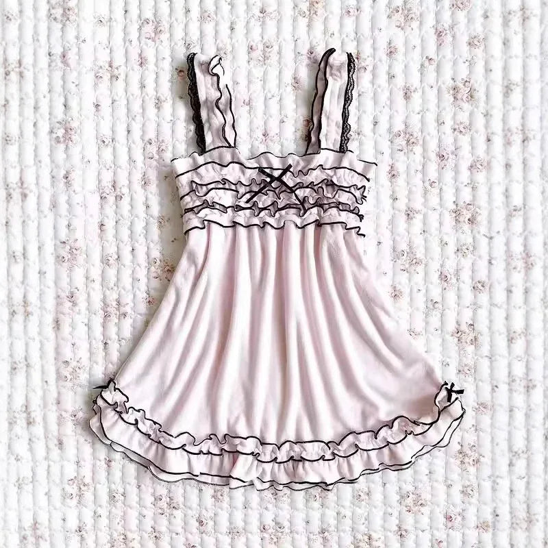 Sweet Solid Color Lace Versatile Sexy Sling - Gizmo Galaxy