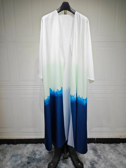 Muslim Clothing Coat Tie-dyed Cloak - Gizmo Galaxy