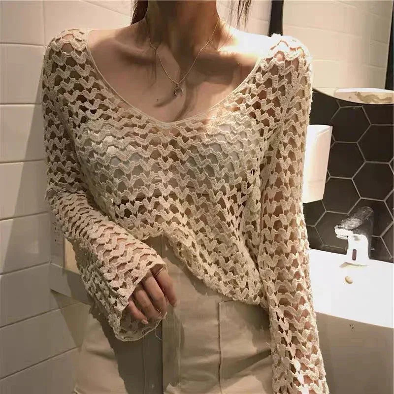 Chic Sweet And Spicy Sexy Sun Protection Sweater - Gizmo Galaxy