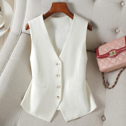 Fashion Design Sense Wild Vest Slimming Workplace Vest - Gizmo Galaxy