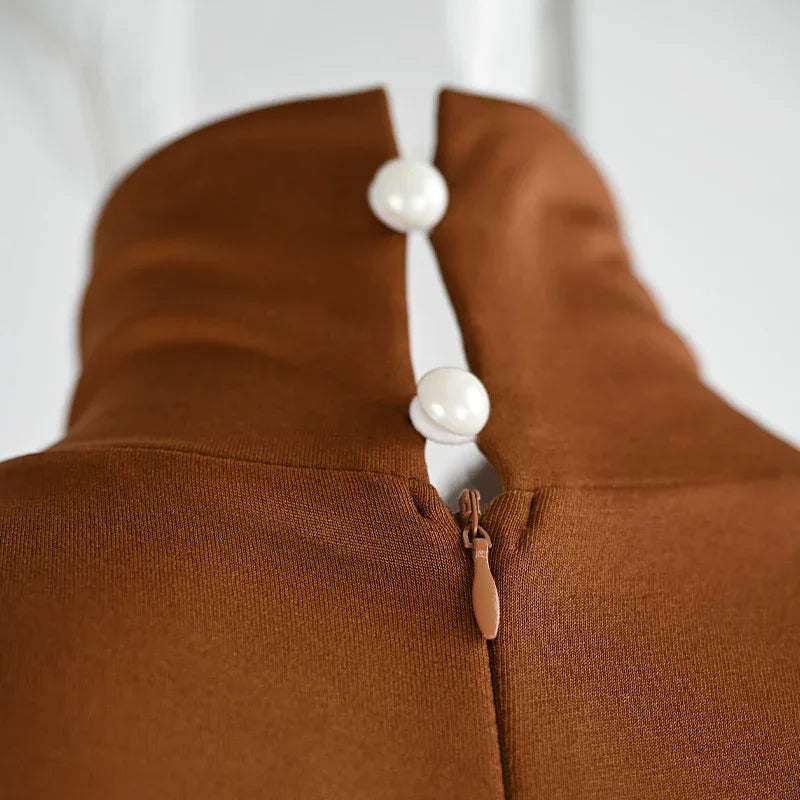 Autumn And Winter Solid Color Tight Long Sleeve Fleece-lined Yoga Jumpsuit - Gizmo Galaxy