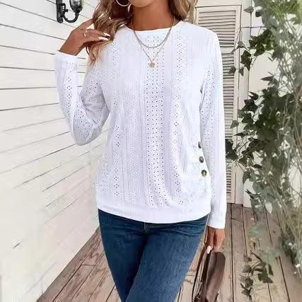 Women's Crew Neck Casual Long Sleeve - Gizmo Galaxy