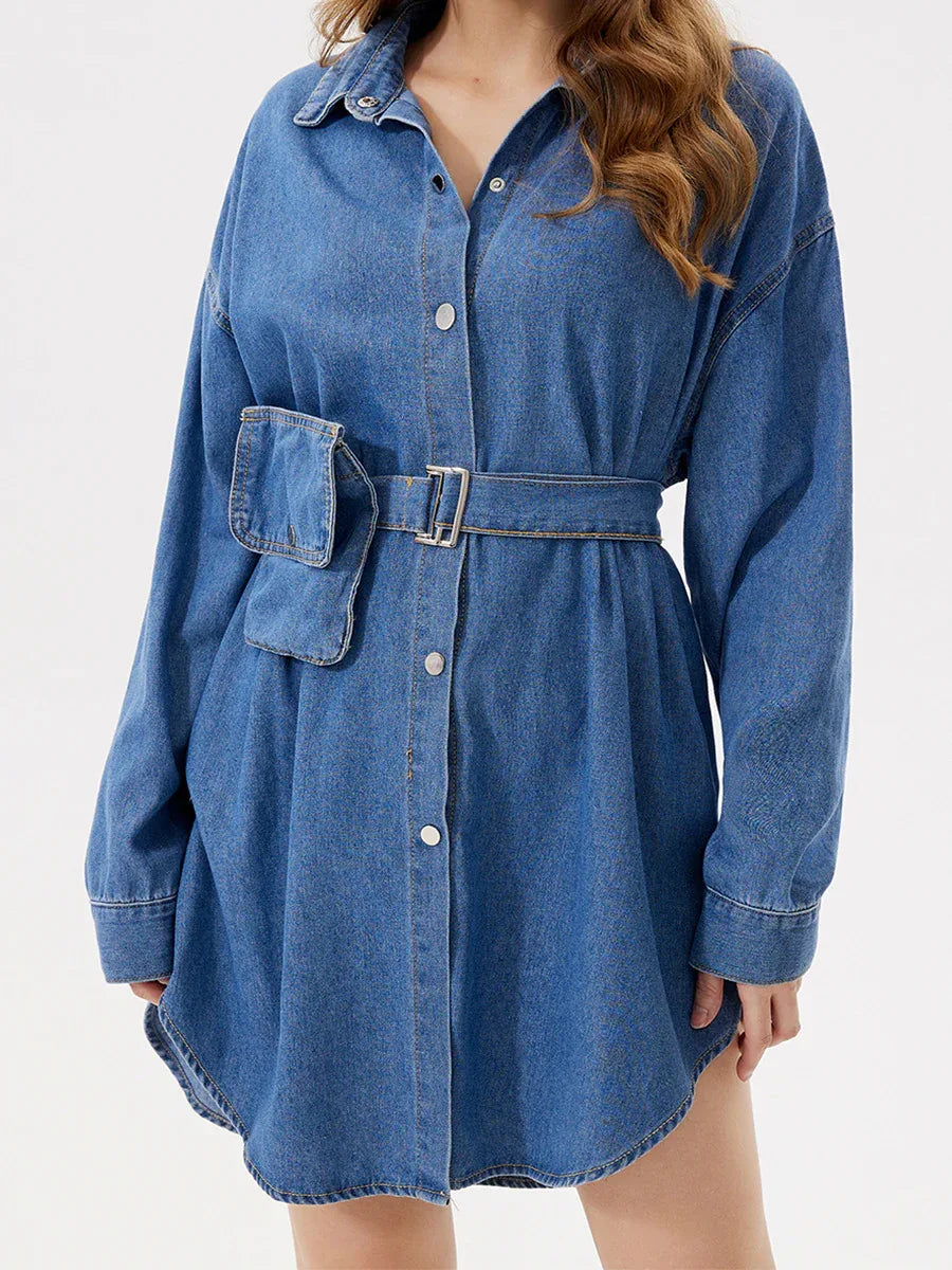 Stylish Casual Versatile Tie-waist Backless Multi-wear Baggy Shirt - Gizmo Galaxy