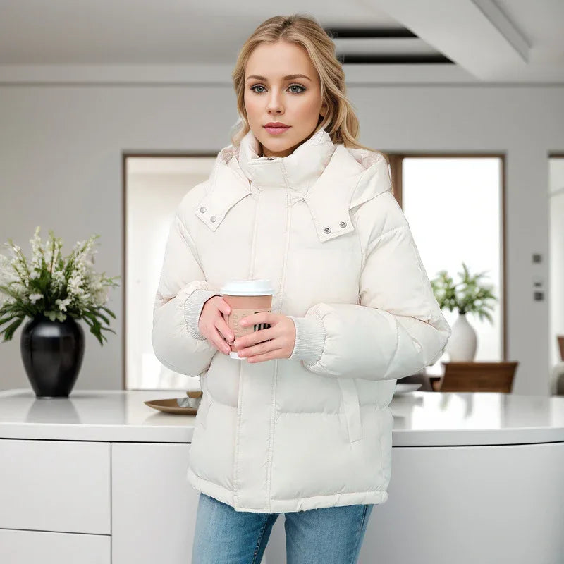 High-end Cotton-padded Coat Loose Thickening Keep Warm Coat - Gizmo Galaxy