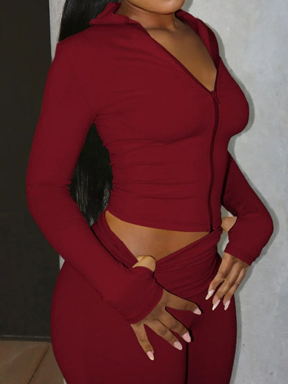 Yoga Sports Jacket And Tight-fitting Pants Two-piece Set - Gizmo Galaxy