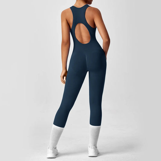 One-piece Yoga Pants Running Fitness Jumpsuit - Gizmo Galaxy