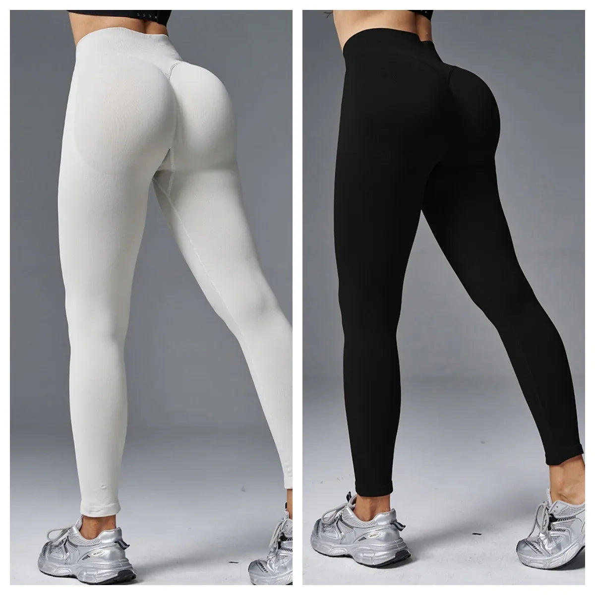 Peach Hip Tight Mid Waist Yoga Pants Hip Lifting Running Fitness - Gizmo Galaxy