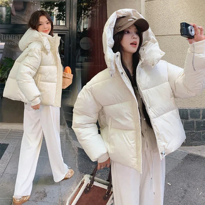Fashion Casual Thickening Warm College Style Female - Gizmo Galaxy