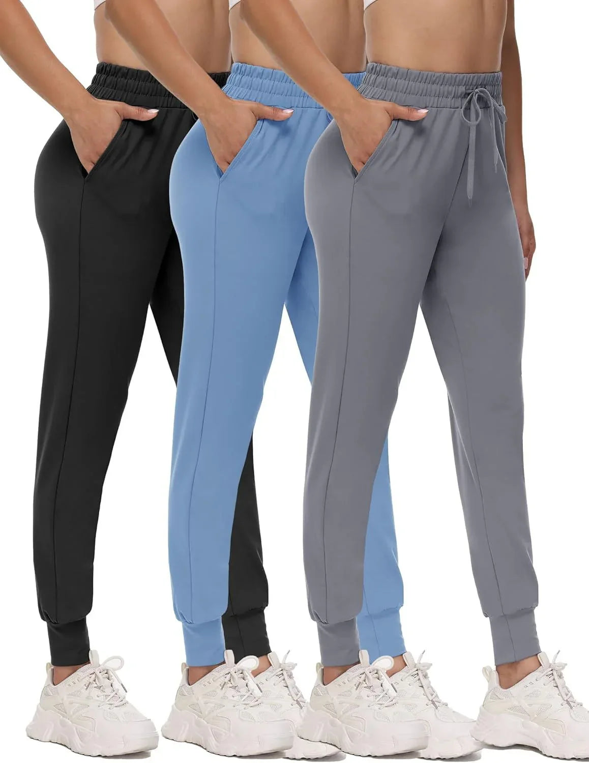Women's High Waist Leisure Tappered Yoga Pants - Gizmo Galaxy