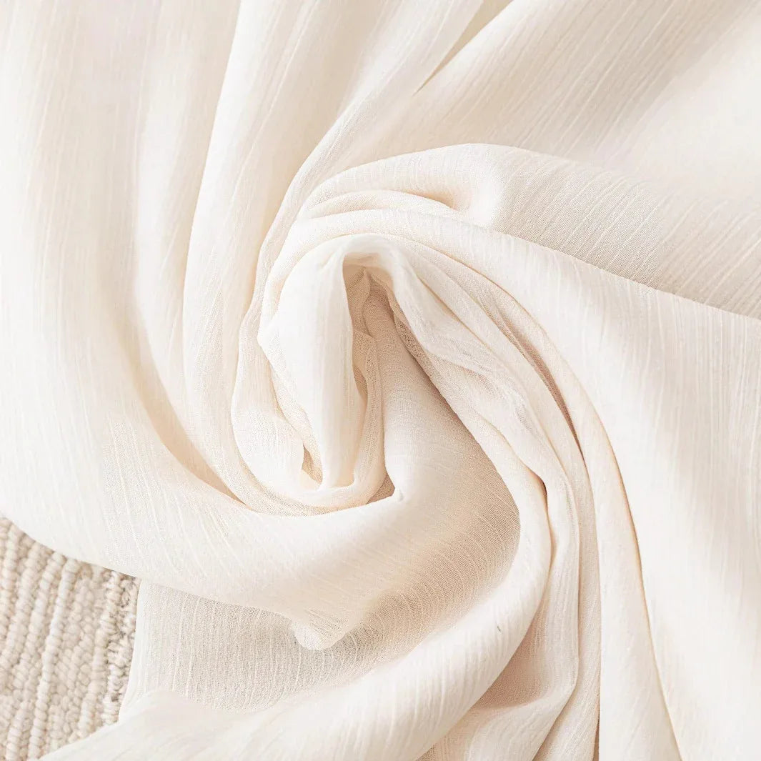 Women's Solid Textured Mesh Casual Loose Wide-leg Pants - Gizmo Galaxy