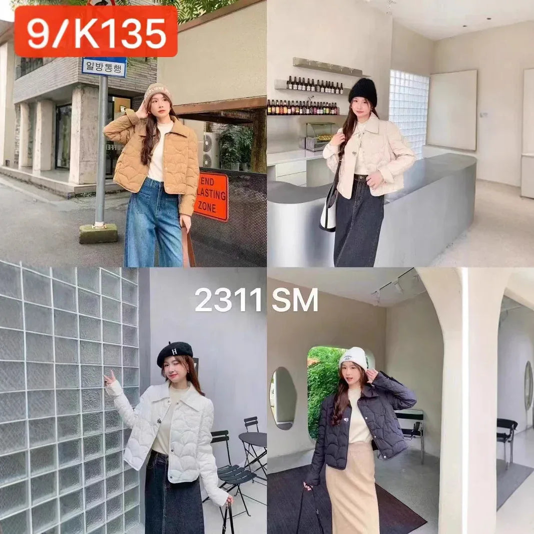 Online Red Diamond Plaid Short Down Jacket - Gizmo Galaxy