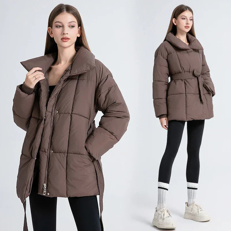 New Fashion Down Jacket Women's Mid-length - Gizmo Galaxy